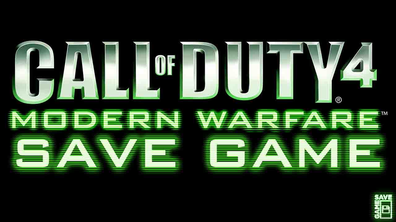 cod mw save game