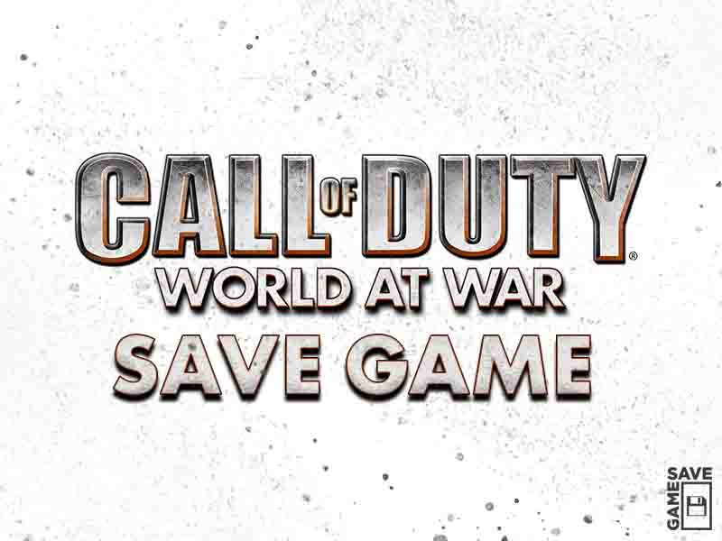 call of duty 5 world at war save game 100