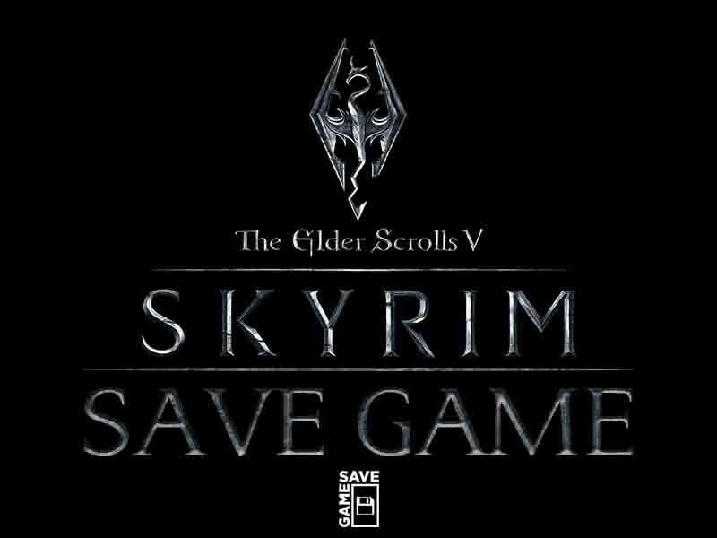 skryim 100 save game pc