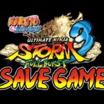 naruto ultimate ninja storm 3 full burst save file