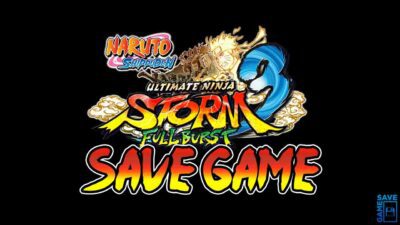 naruto ultimate ninja storm 3 full burst save file
