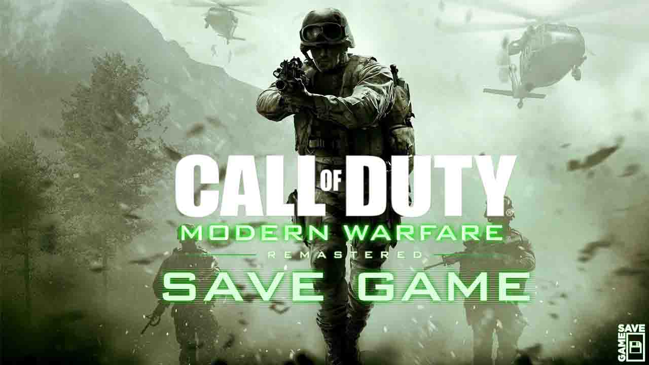 cod modern warfare remastered save game