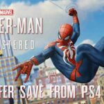 how to transfer spider man save from ps4 to pc