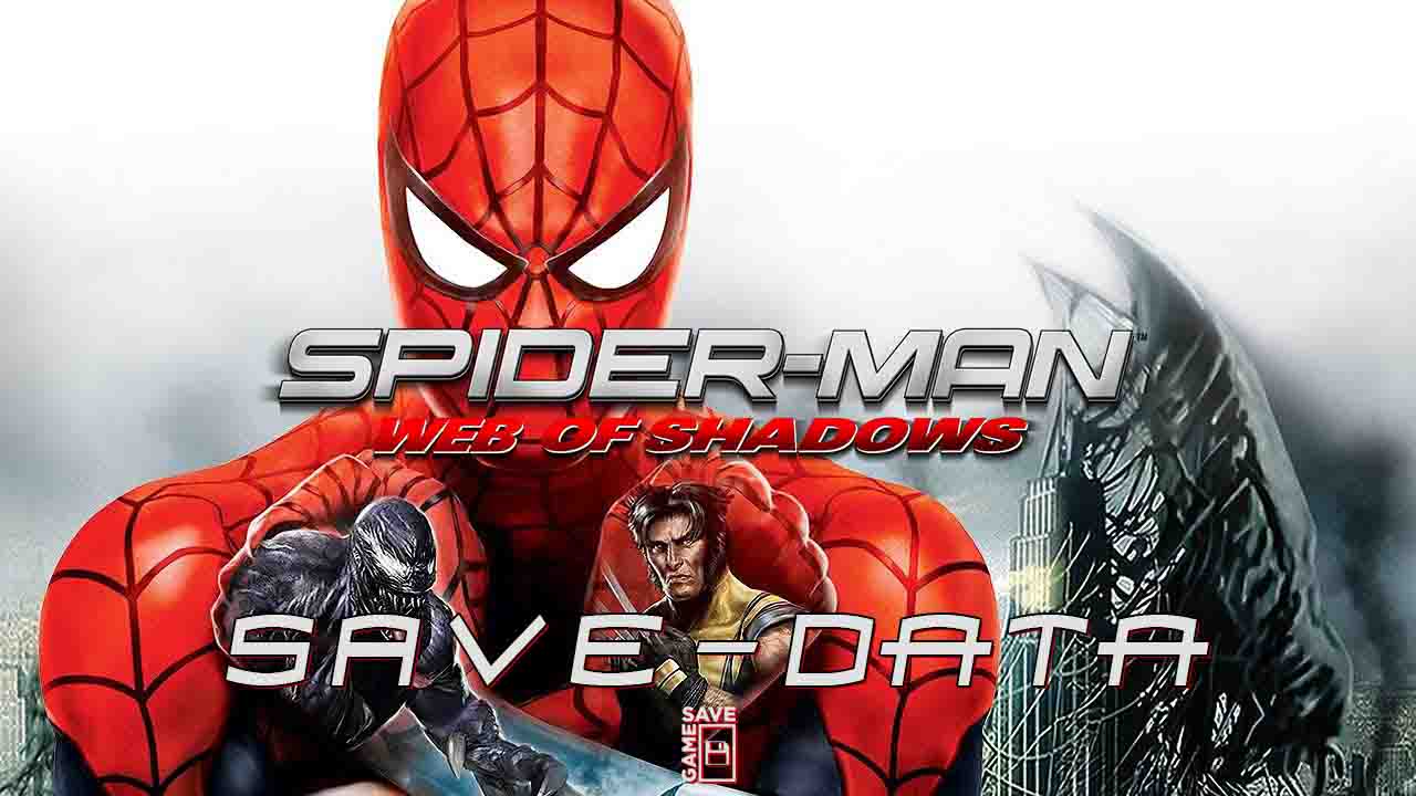 spider man web of shadows psp save data