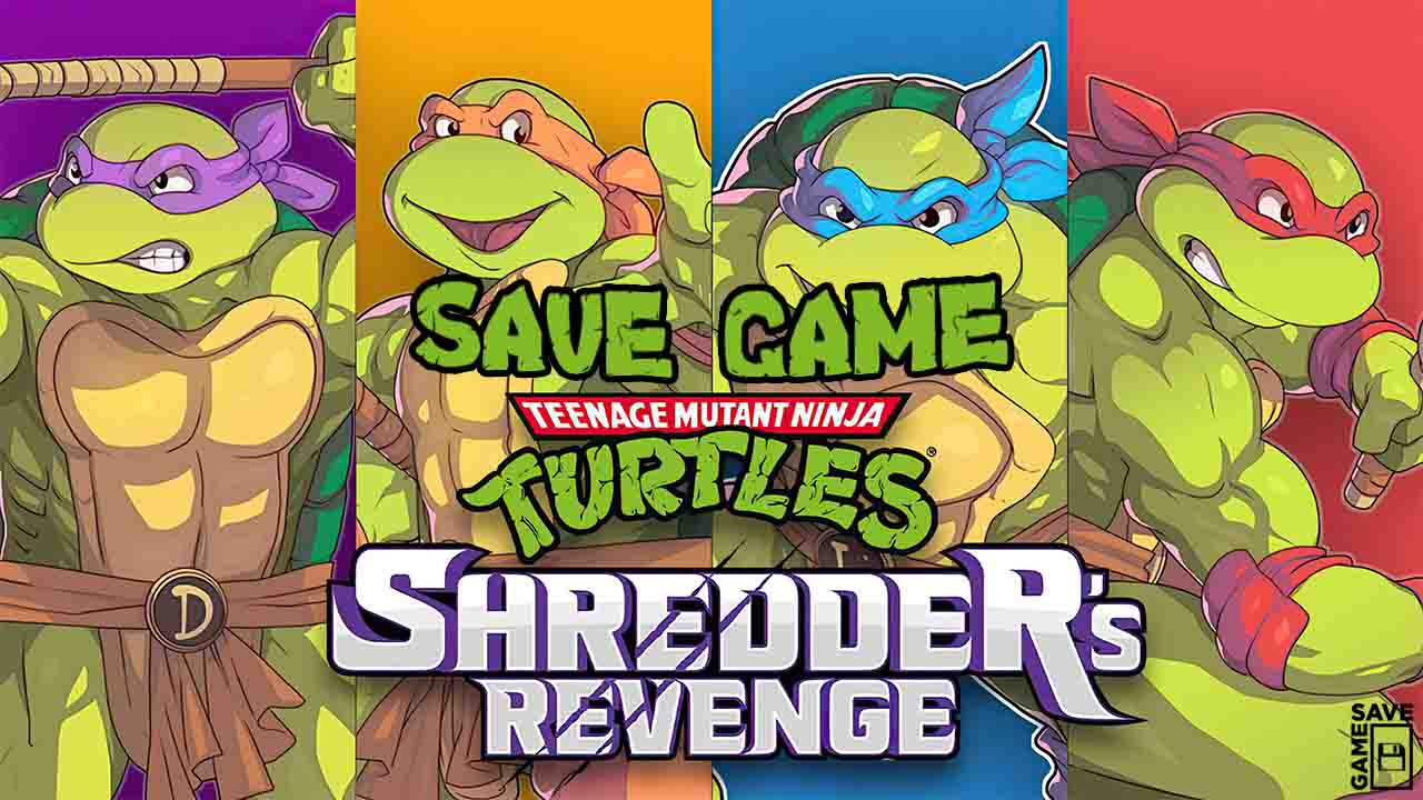 tmnt shredder's revenge save file