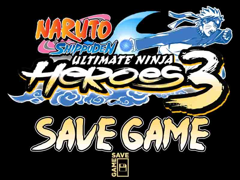 naruto shippuden ultimate ninja heroes 3 save data