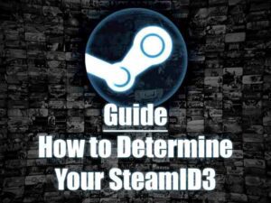 how to find steamid3 guide