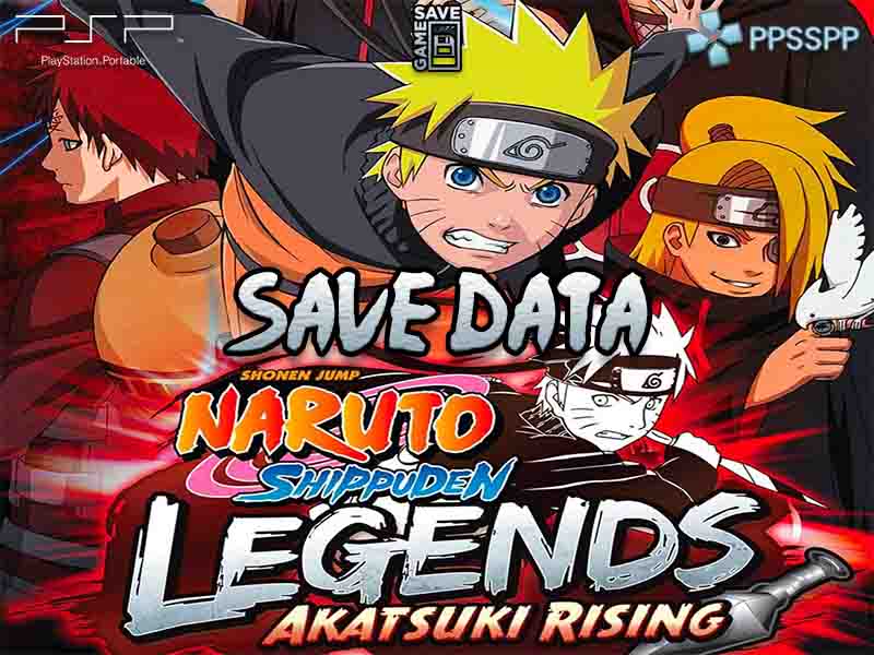 naruto shippuden legends akatsuki rising save data