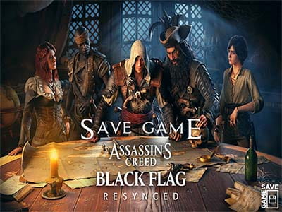 ac black flag resynced save game data file 100 pc